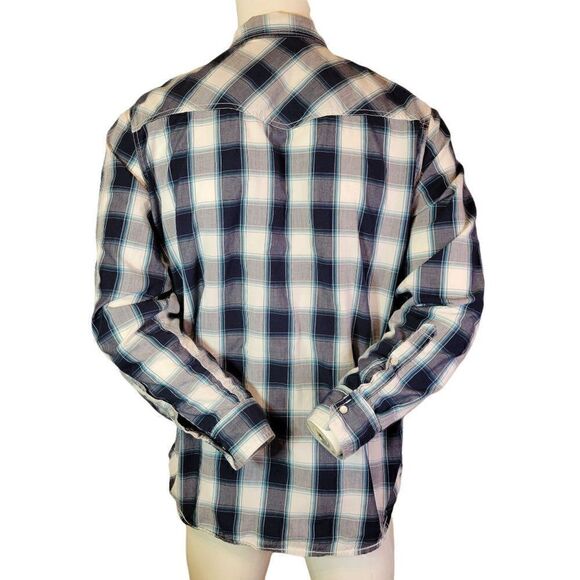 Urban Pipeline Men's Western Snap Pearl Button Shirt (Size L) - Picture 6 of 6